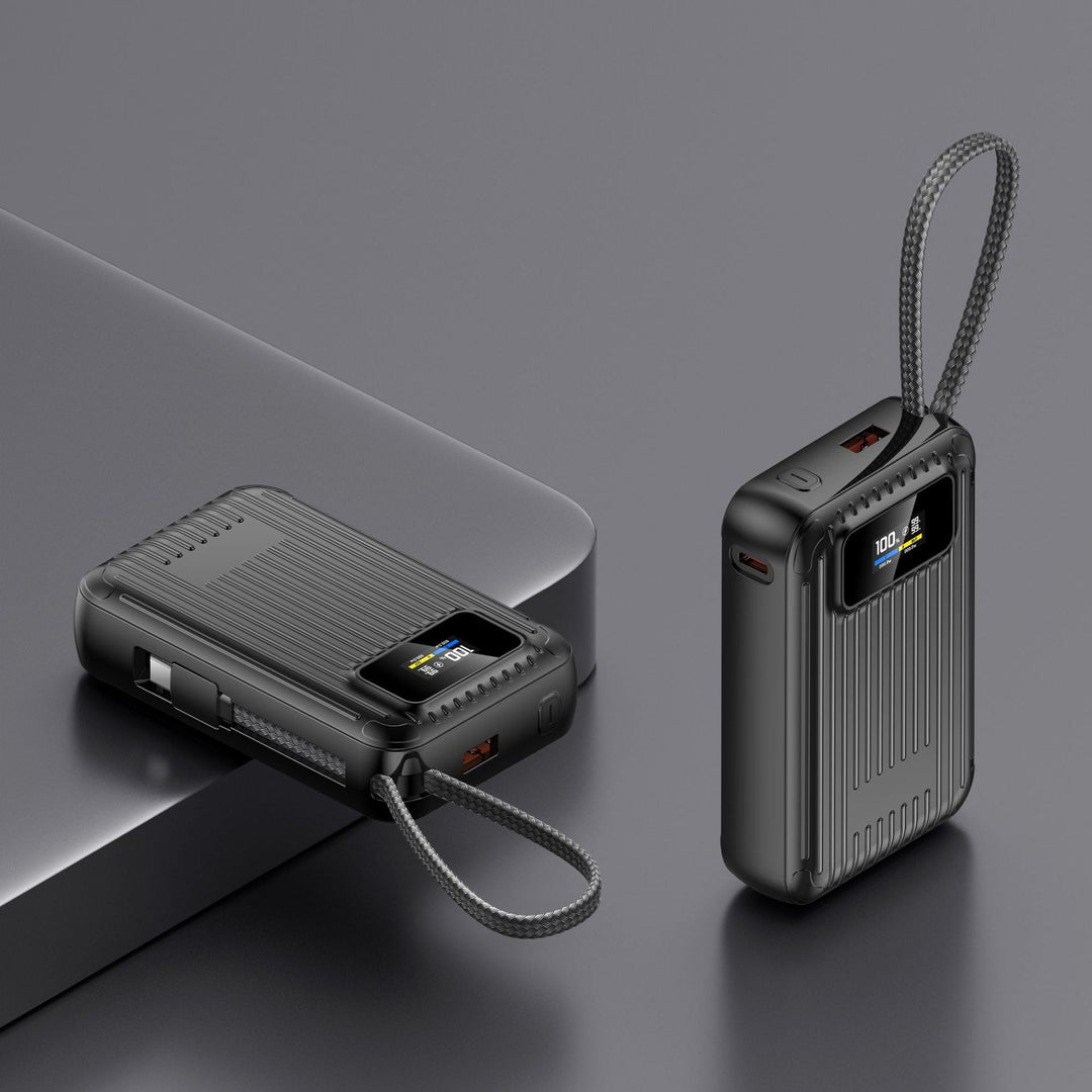 Compact power bank with intelligent LCD display and fast charging function Kalsten