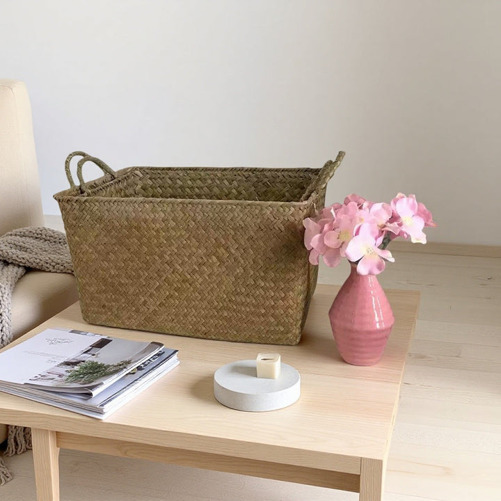 Women's basket with handwoven design Kalsten
