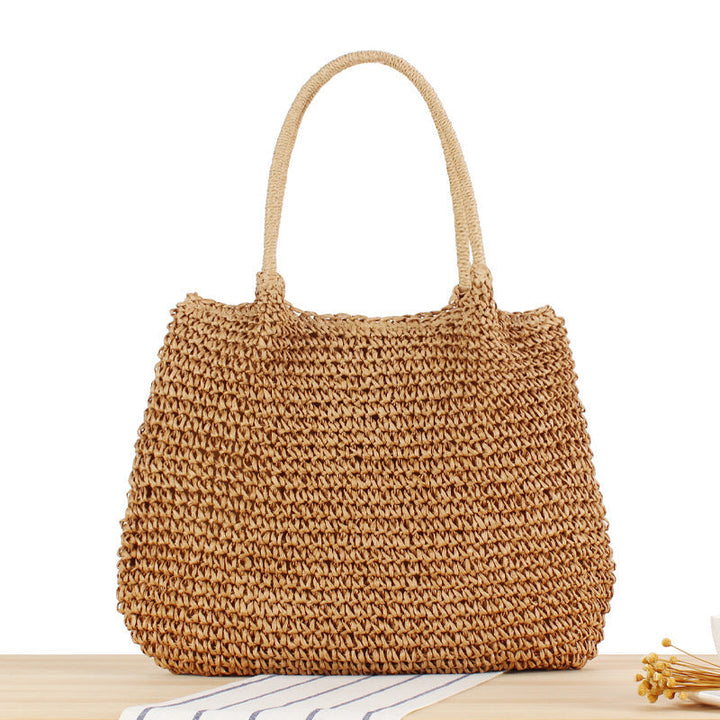 Braided shoulder bag with comfortable carrying handle Kalsten
