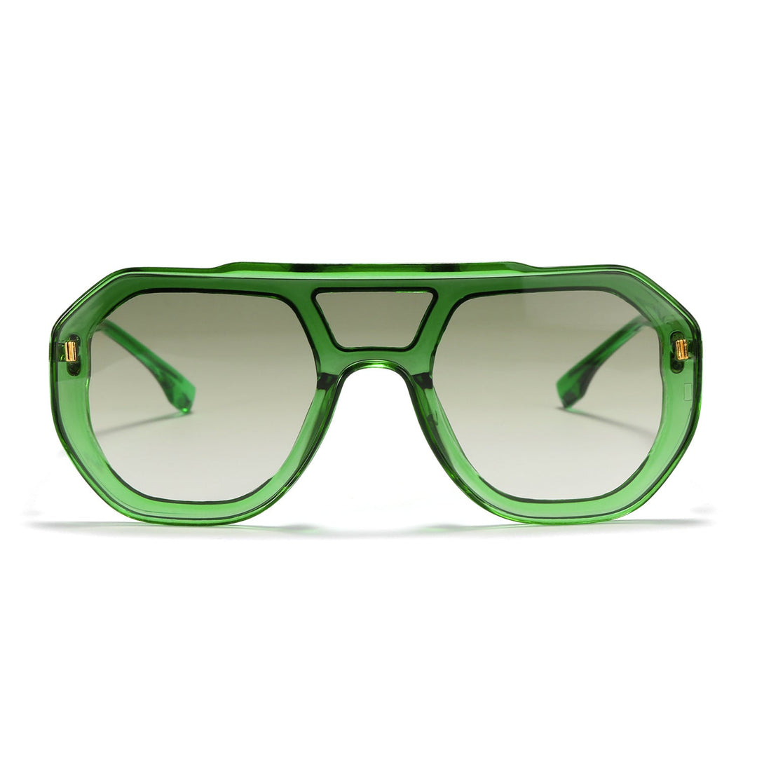 Women oversized geometric sunglasses with elegant frame Kalsten
