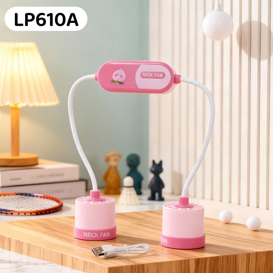 Women Portable Neck Fan with Flexible Design and Powerful Air Circulation Kalsten