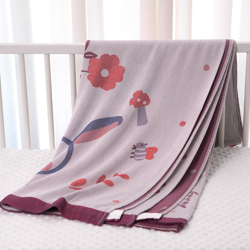 Ladies bedspread with playful nature motif Kalsten