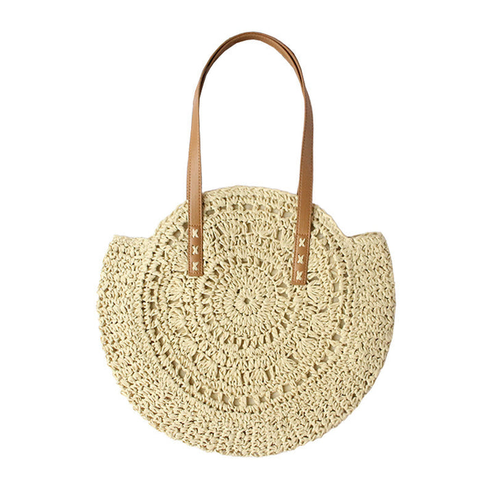Round-woven beach bag Kalsten