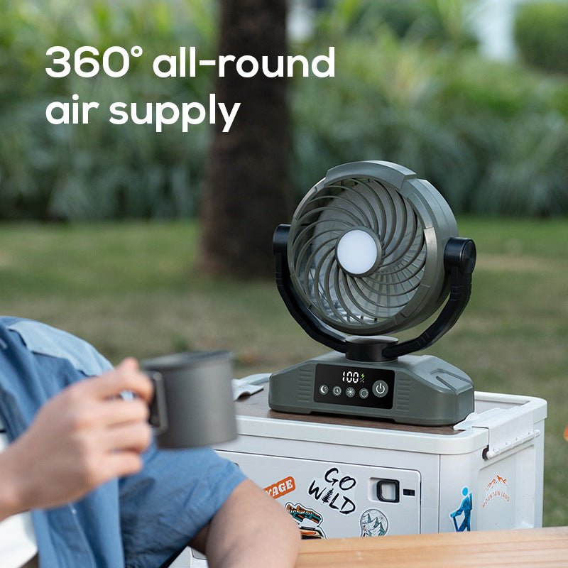 Portable Rechargeable Rotating Fan Kalsten