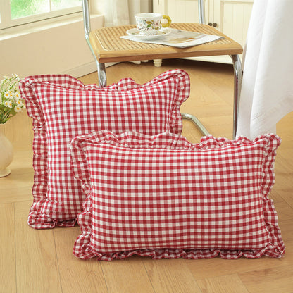 Decorative Ruffled Throw Pillows