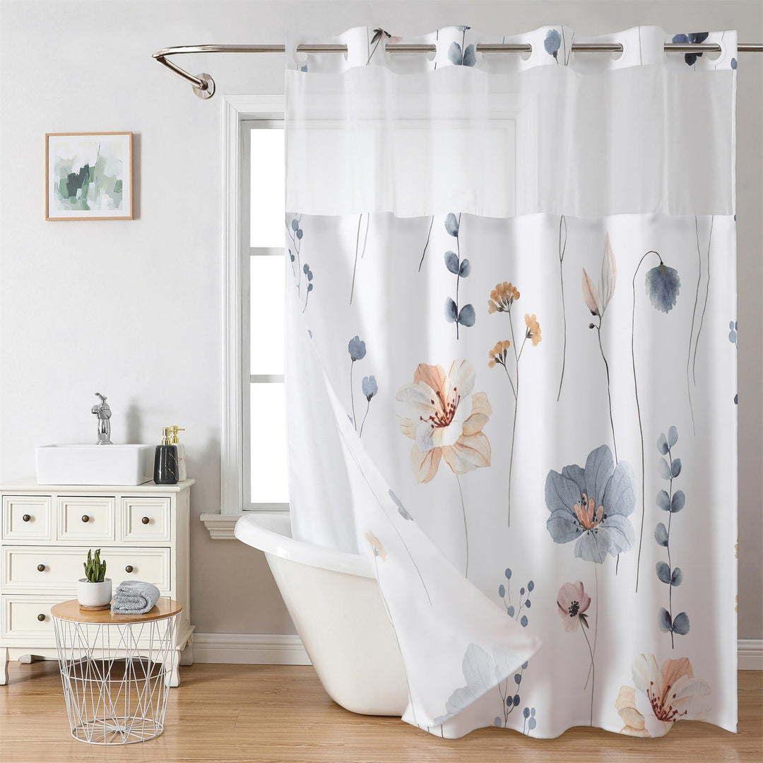 Artistic Floral Shower Curtain Kalsten
