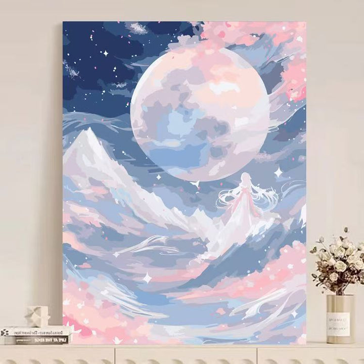 Abstract Mountain Landscape Canvas Art Kalsten