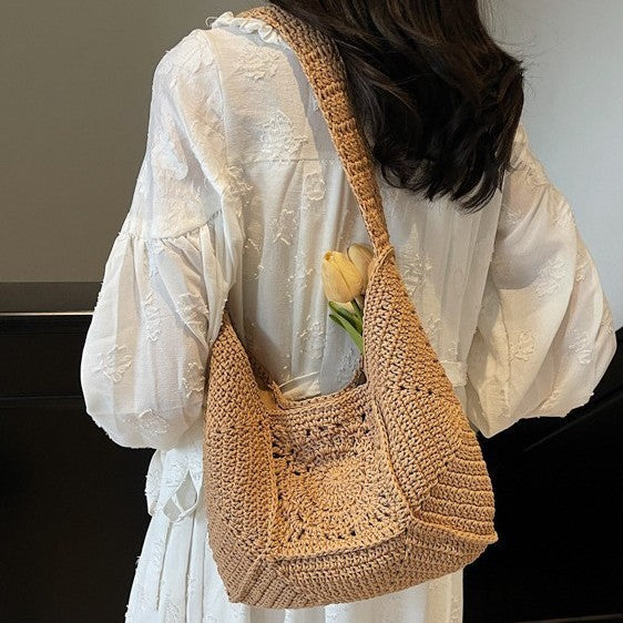 Handcrafted Macrame Tote Bag with Unique Pattern Kalsten