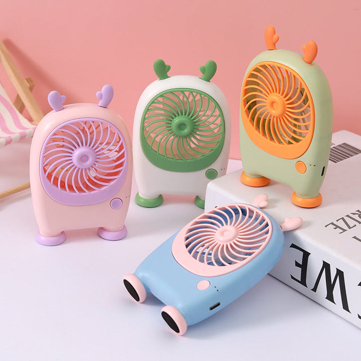 Unisex Portable Mini Handheld Fan in Playful Animal Design Kalsten