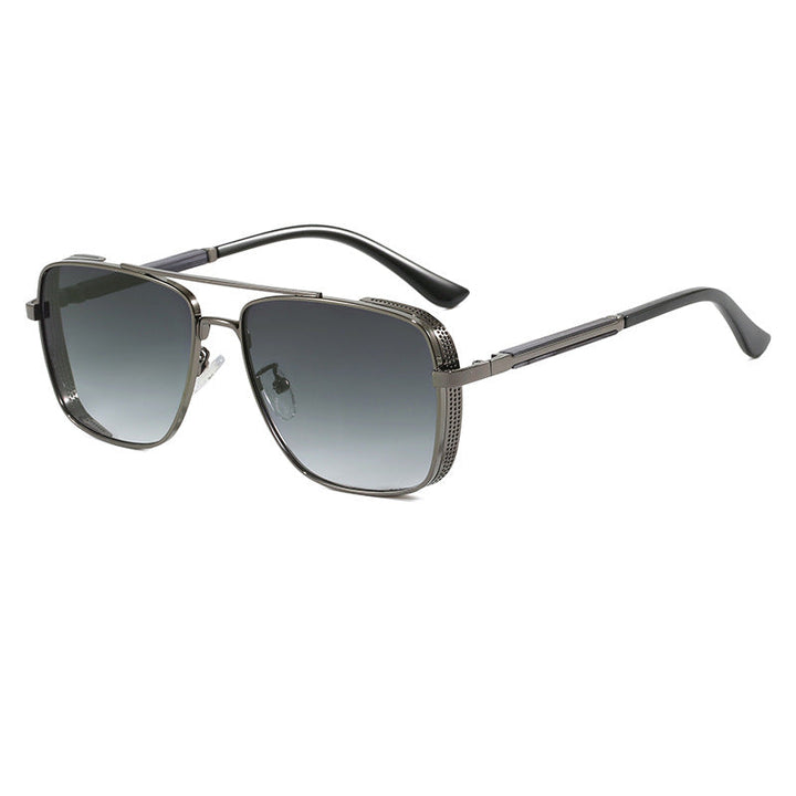 Women's fashionable square sunglasses with luxurious metal accents Kalsten