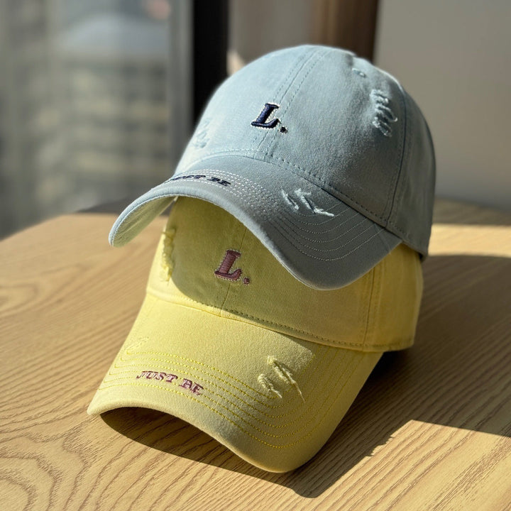 Women's Distressed Cotton Baseball Cap Kalsten