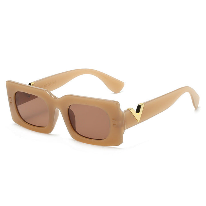Women's oversized sunglasses with animal print Kalsten