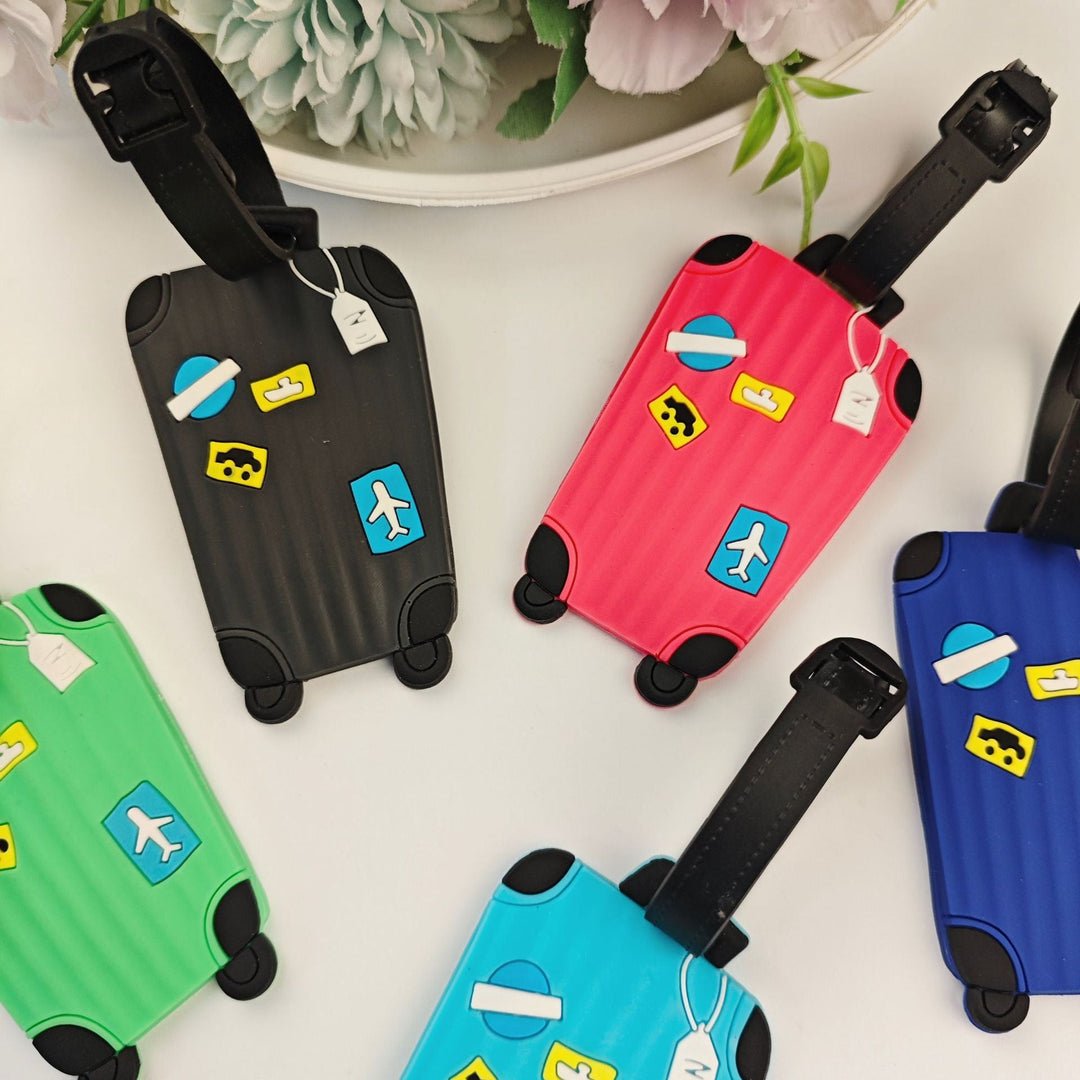 Unisex luggage tag in playful suitcase design Kalsten