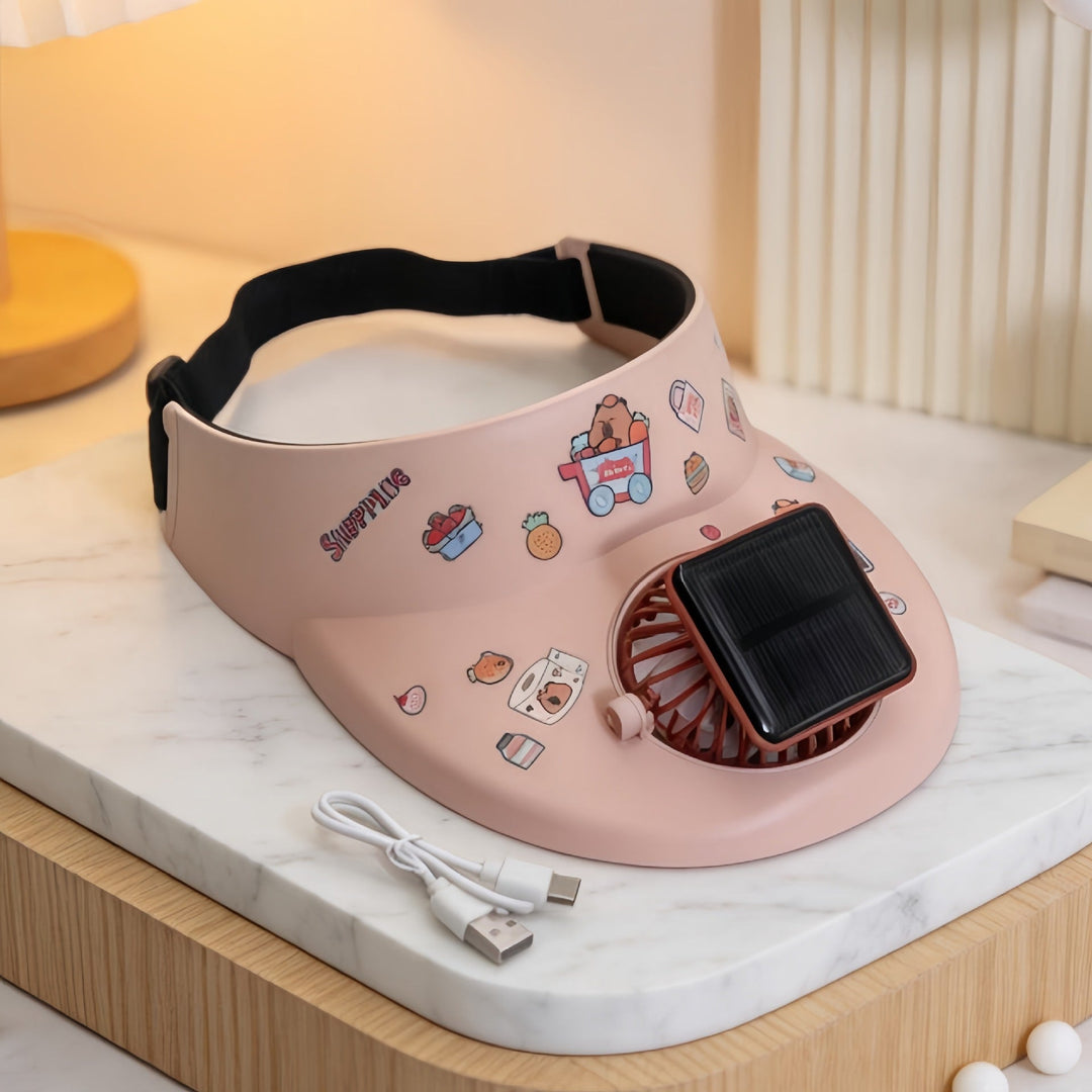 Ladies Comfortable Table Fan with Playful Design Kalsten