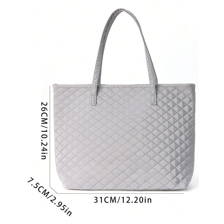Fashionable handbag made of textured material Kalsten