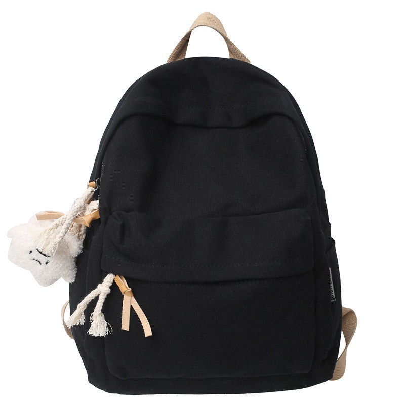 Casual Canvas School Backpack Kalsten