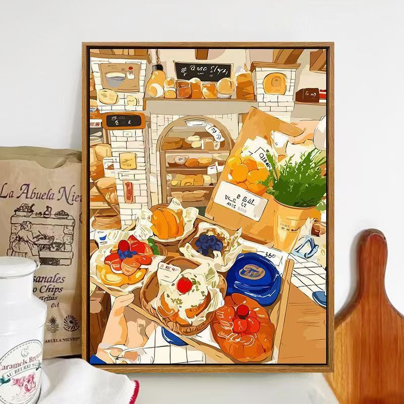 Bakery-Themed Illustrated Wall Art Kalsten