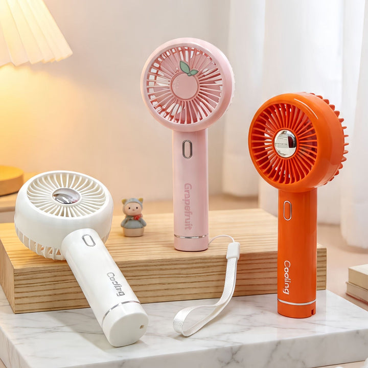 Portable USB Hand Fan with Ergonomic Design and Variable Speed Control Kalsten