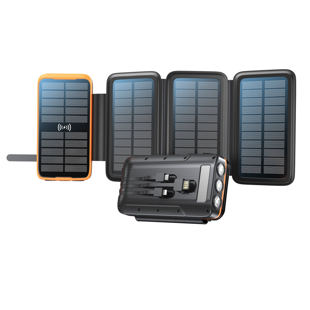 Solar Power Bank with Wireless Charging Function by Kalsten