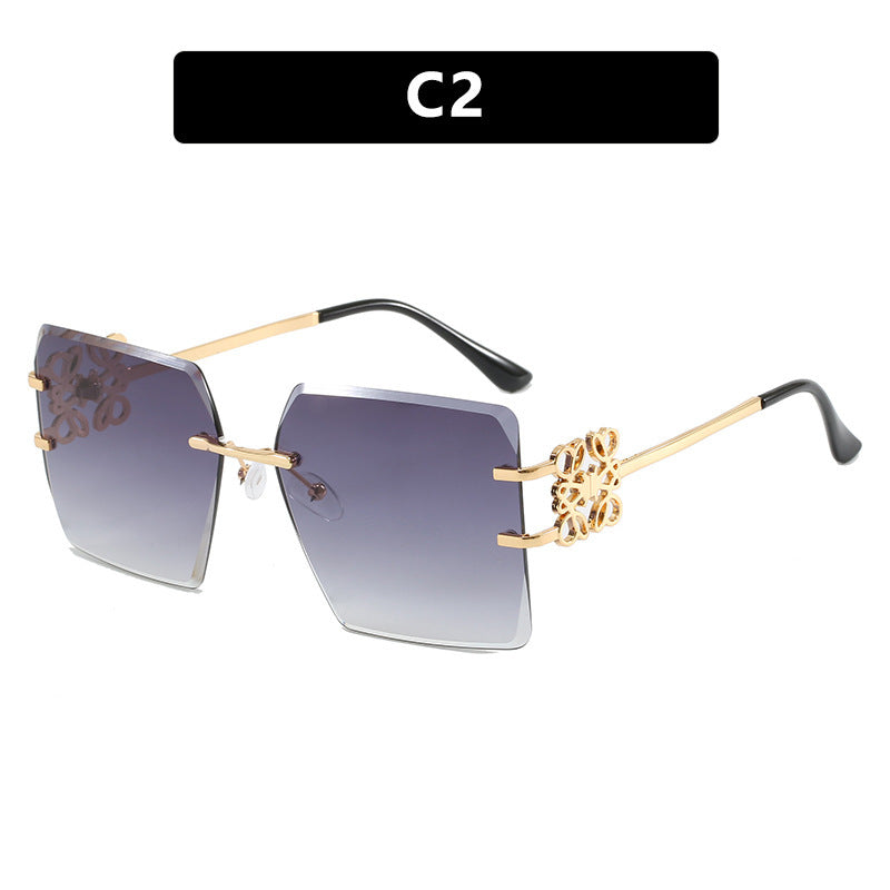Ladies Designer Sunglasses with striking geometric frame Kalsten