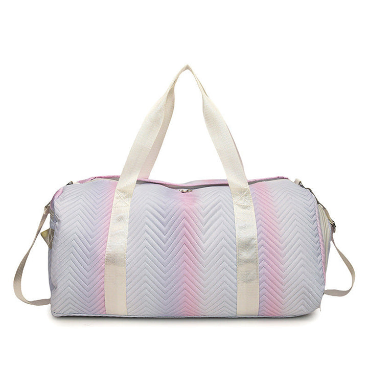 Chevron Quilted Travel Duffle Bag Kalsten