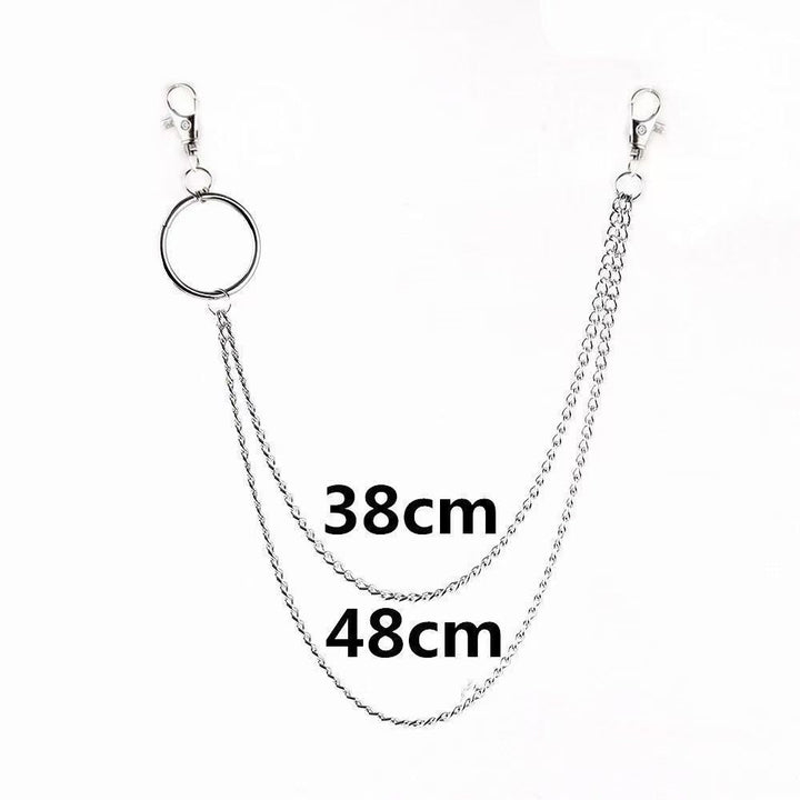 Unique Double Layer Chain Wallet Keychain Kalsten