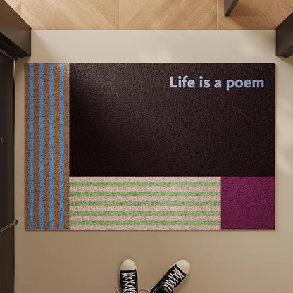 Inspirational Quote Doormat Acalora