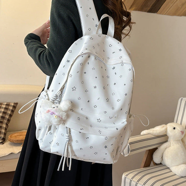 Fashionable backpack with colorful star pattern Kalsten