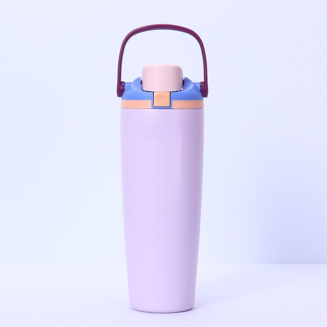 Women's insulated drinking bottle with ergonomic carry handle Kalsten