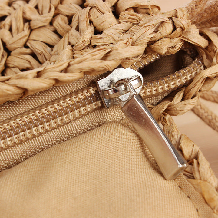Macramé Shoulder Bag with Elegant Fringe Decoration Kalsten