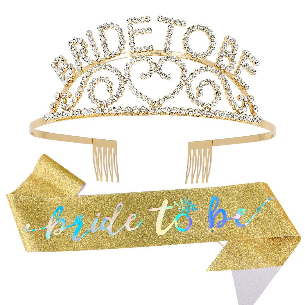 Women's Glittering Tiara with Heart Motifs Kalsten