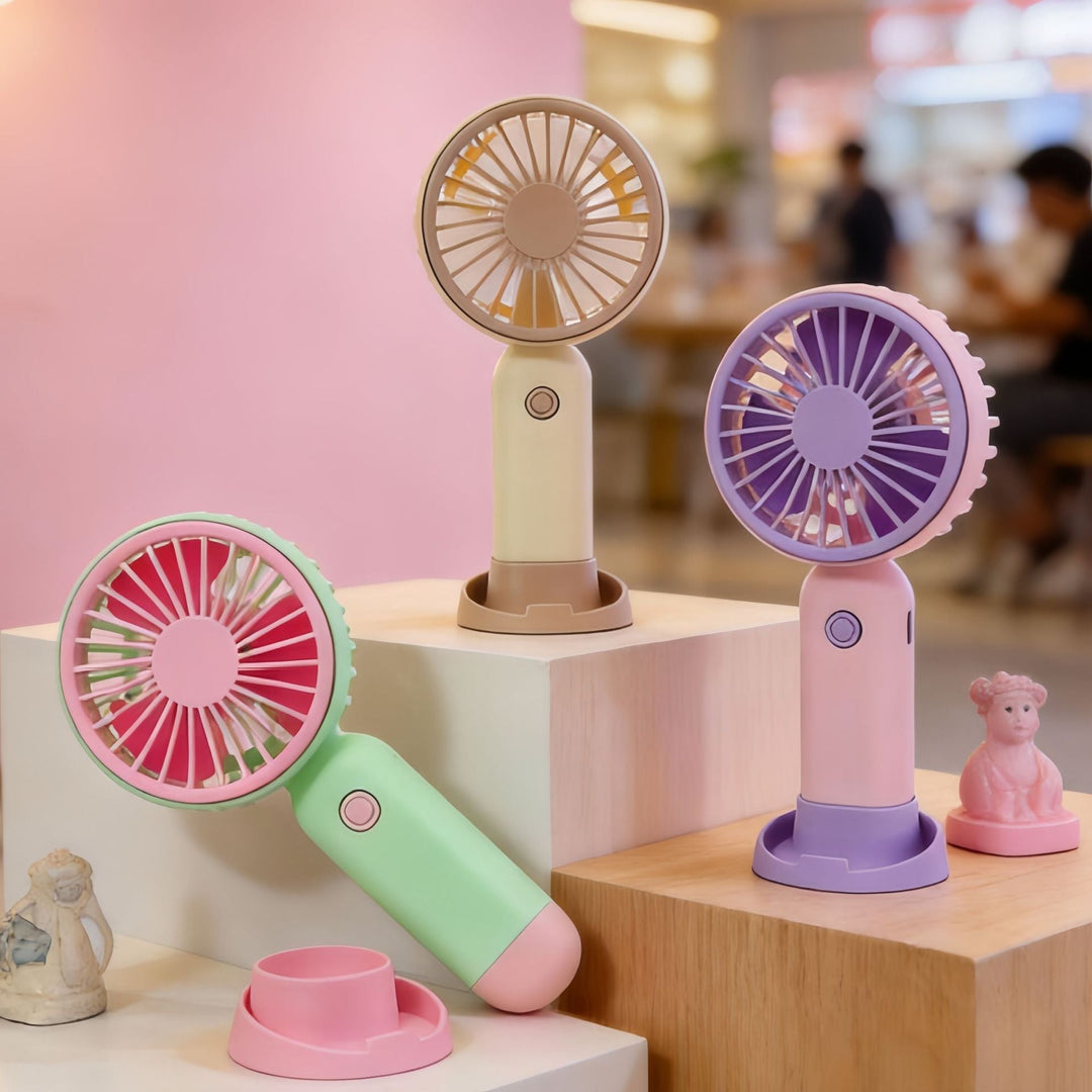 Ladies portable battery-operated hand fan Kalsten