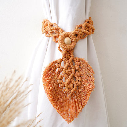 Macrame Curtain Tieback Holder Acalora