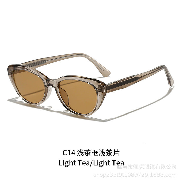 Women's Cat-Eye Sunglasses with high-quality, transparent frame and UV protection Kalsten
