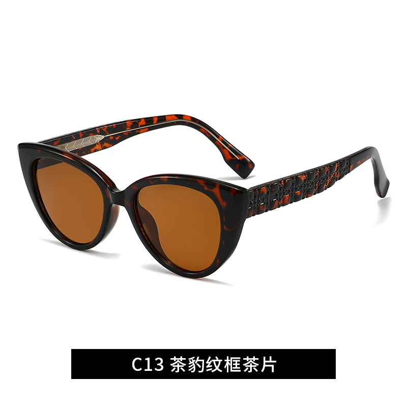 Women's Cat-Eye Sunglasses with Decorative Bridge Kalsten