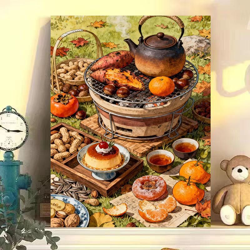 Autumn Harvest Kitchen Art Print Kalsten