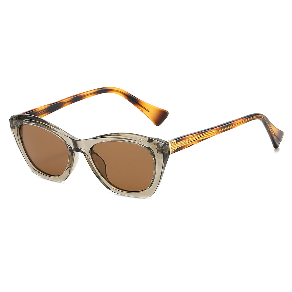 Women's Cat-Eye Sunglasses with Transparent and Colored Details Kalsten