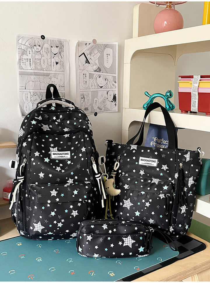 Starry Pattern School Backpack Set Kalsten