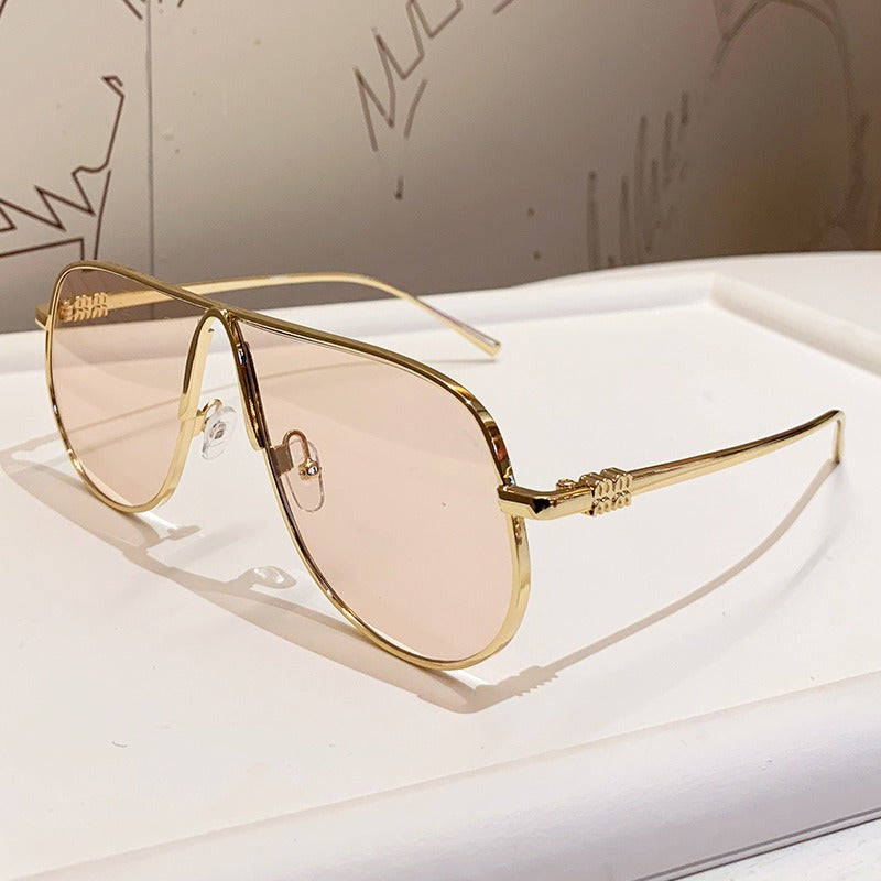 Men's Luxurious Oversized Aviator Sunglasses Kalsten