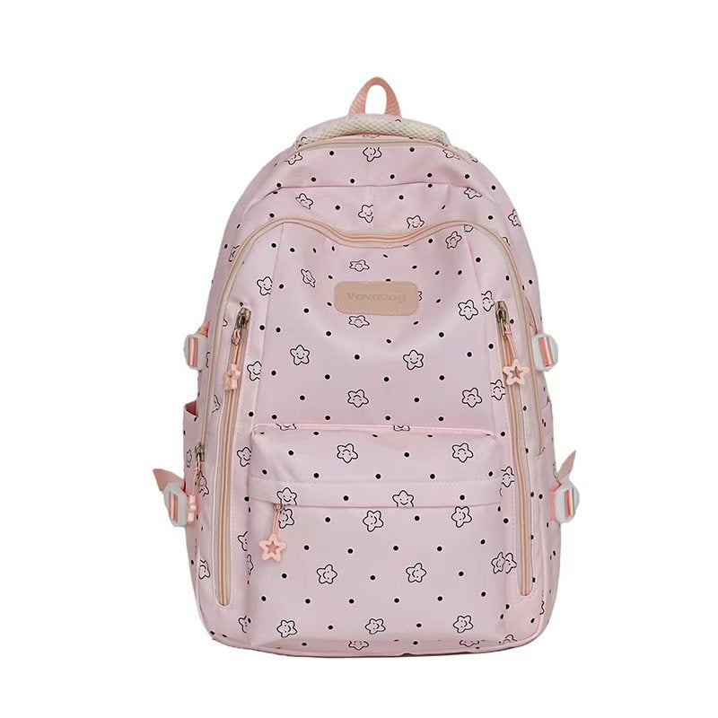 Cartoon-Illustrated School Backpack Kalsten