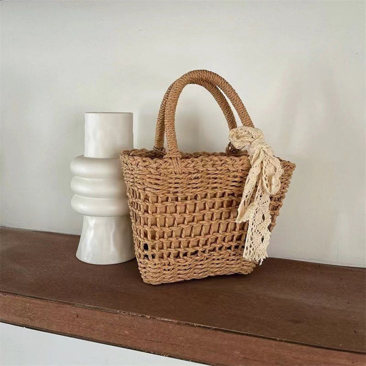 Handcrafted straw bag Kalsten