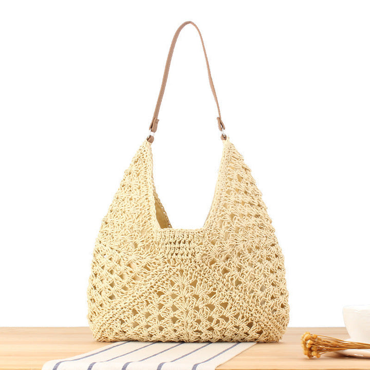 Macrame Crossbody Bag in Elegant Crocheted Design Kalsten