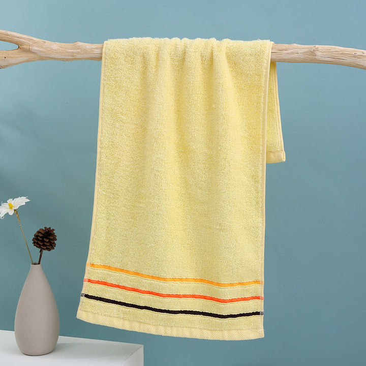 Terry Bath Towel with High-Quality Check Border Kalsten