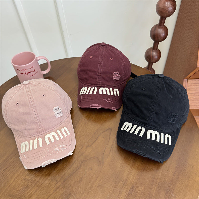 Women's Distressed Graphic Baseball Cap Kalsten