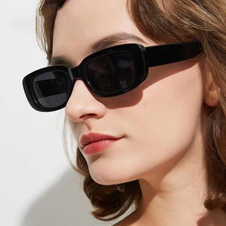 Women's fashionable rectangular sunglasses with adjustable nose pads Kalsten