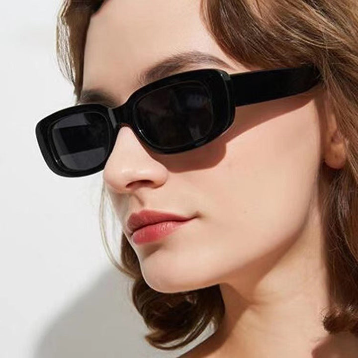 Women's fashionable rectangular sunglasses with adjustable nose pads Kalsten