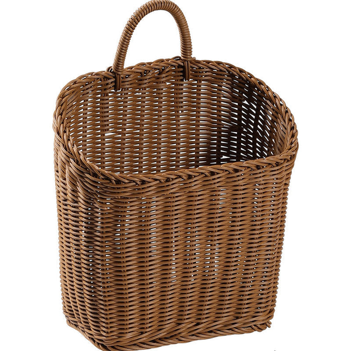 Handwoven Storage Basket with Ergonomic Handle Kalsten 1783754313