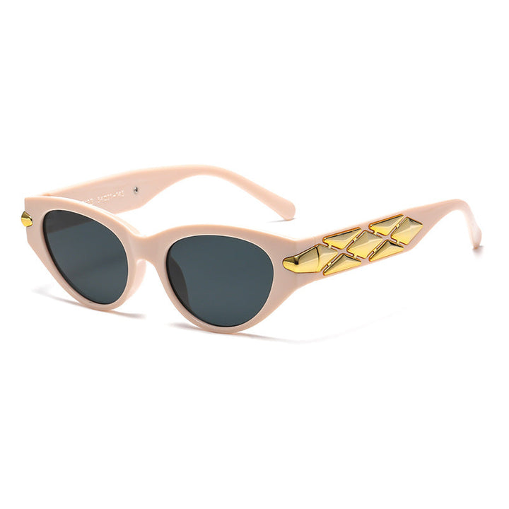 Women's Cat-Eye Sunglasses with Luxurious Accents and Unique Design Kalsten