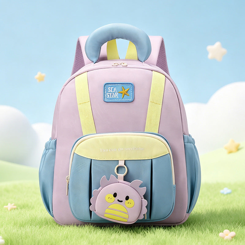 Children's Playful Character Design School Backpack