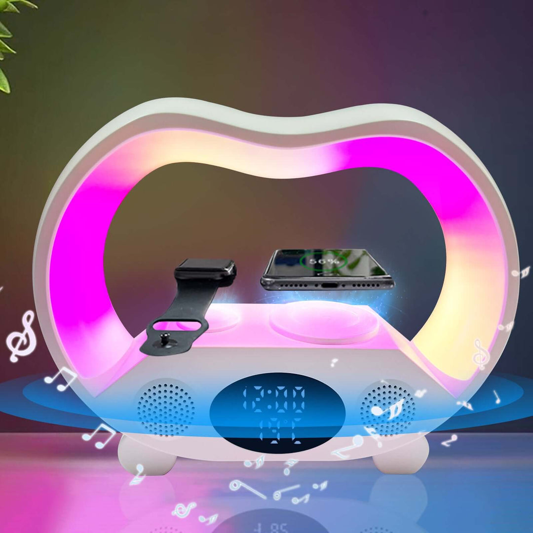 Six-in-one Smart Remote Control Bluetooth Ambience Light Multi-function Wireless Charger | Kalsten